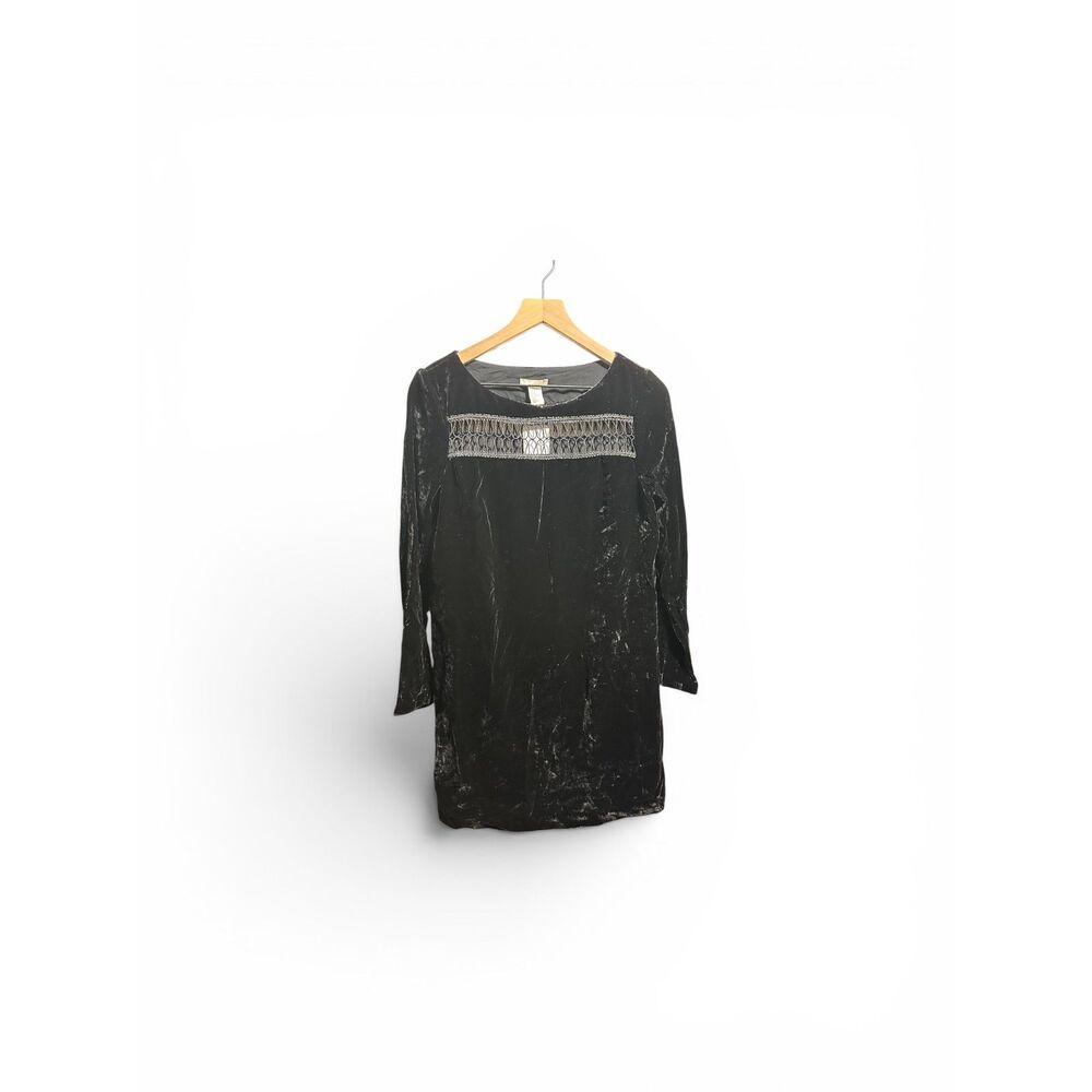 Witchy The Craft Velvet Dress Women’s 8 H&M Whimsical Black 90s Style Mini